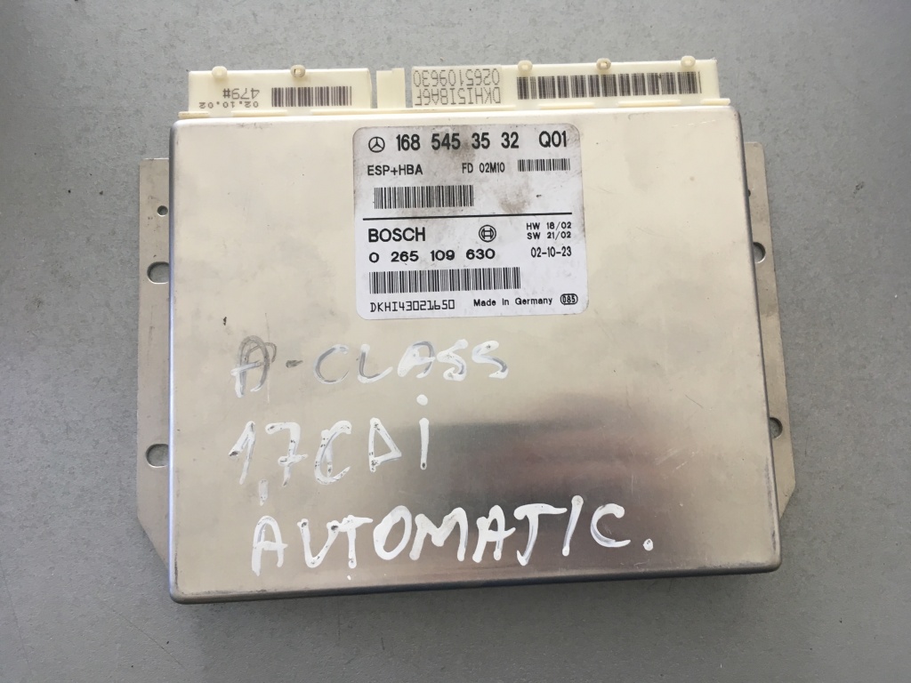 Calculator modul ESP Mercedes A-Class W168, COD 1685453532