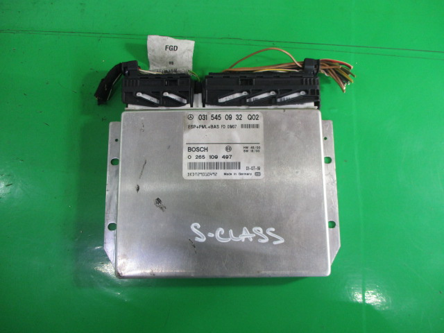 CALCULATOR / MODUL ESP / PML / BAS COD 0265109497 MERCEDES S-CLASS W220 FAB. 1998 - 2005 ⭐⭐⭐⭐⭐