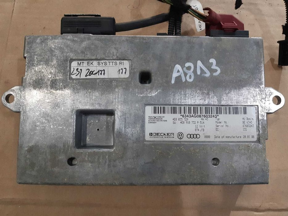 Calculator/modul MMI Audi A8 D3 Cod 4E0035729