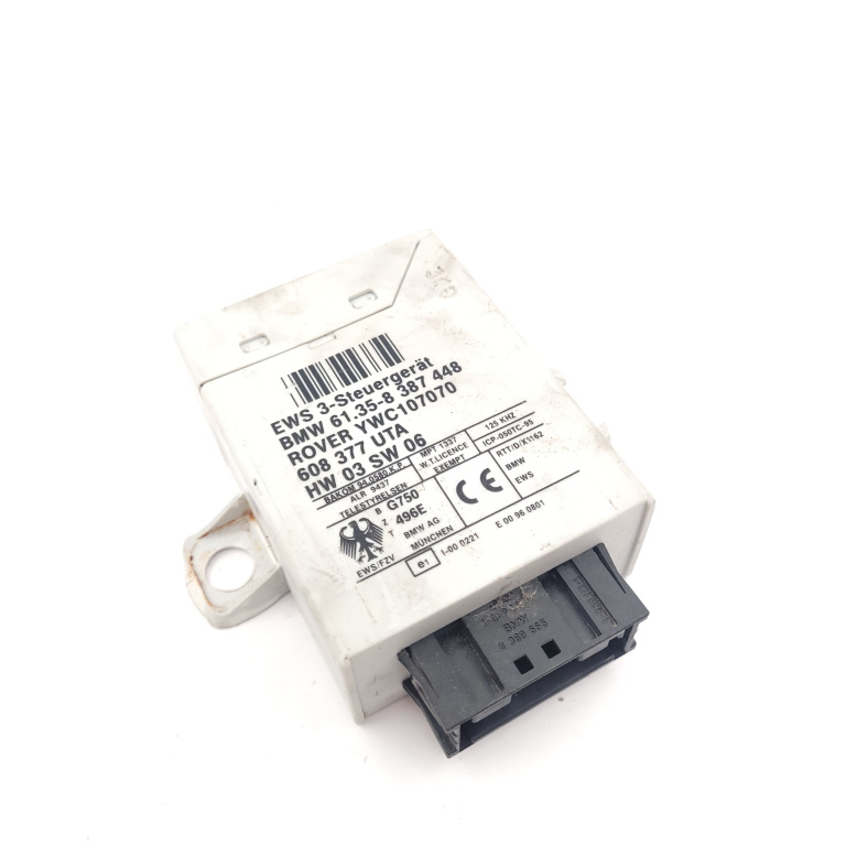 Calculator / Modul Rover 75 (RJ) 1998 - 2005 YWC107070, 608377UTA, 608 377 UTA, 8387448, 61358387448, 6135-8387448, 61.35-8 387 448, 8369665, ICP050TC95, ICP-050TC-95, E11000221, E1 1-00 0221, E00960801, E 00 96 0801