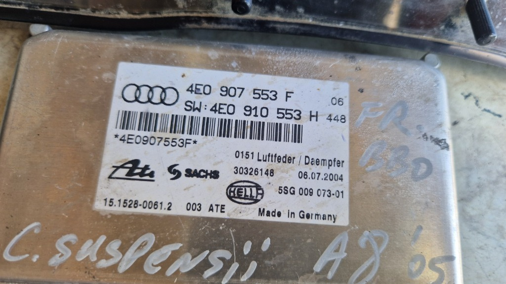 Calculator modul suspensii Audi A8 cod 4E0907553F 4E0910553H ATE