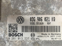 Calculator motor 03G906021KQ 0281013233 Volkswagen Jetta 1.9 TDI BXE