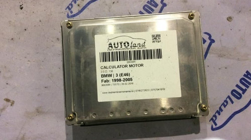 Calculator Motor 2.0 D, 136 BMW 3 E46 1998-20