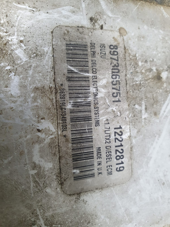 Calculator motor 8973065751 1.7 dti Y17D