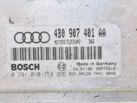 Calculator motor AUDI 2.5 tdi piesa echipare OEM : 4B0907401AA / 0281010154