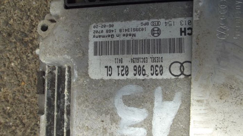 Calculator Motor Audi A3 8p ECU Audi A3 dezmembrez Audi A3 2,0 1.9