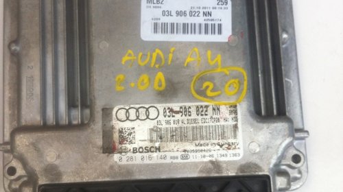 Calculator motor Audi A4 2.0 d Cod 0281016140