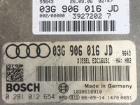 Calculator motor Audi A4 A6 2.0TDI cod 03g 906 016 JD