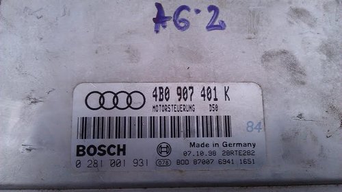 Calculator motor audi a6, 2.5 tdi, cod 4B0907