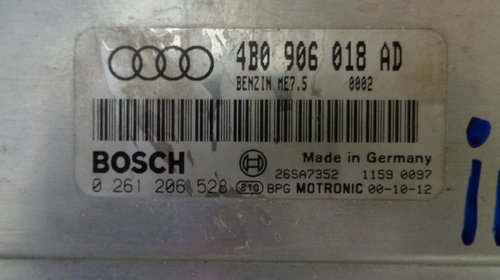 Calculator motor Audi A6 C5 1,8T