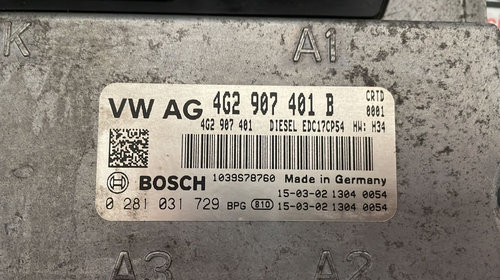 Calculator Motor Audi A6 S6 3.0 TDI CRTD cod: 4G2907401B