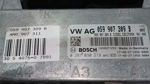 Calculator motor Audi Q7 4M Quattro 3.0 TDI 2015 - 2020