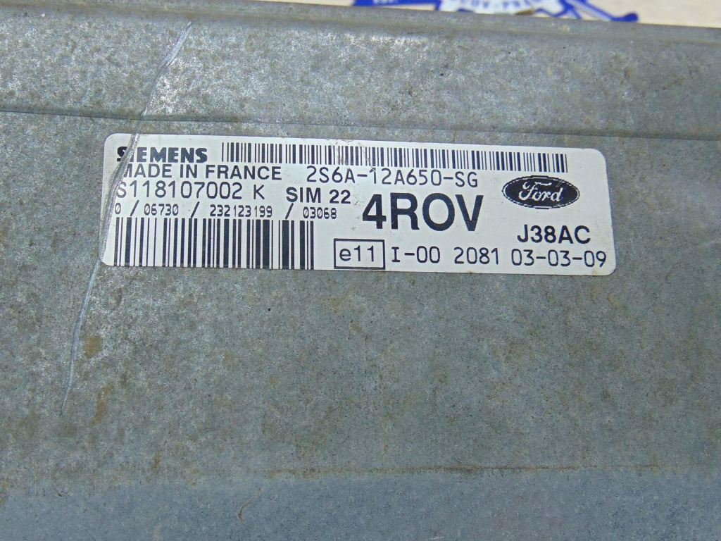 Calculator motor avand codul 2S6A-12A650