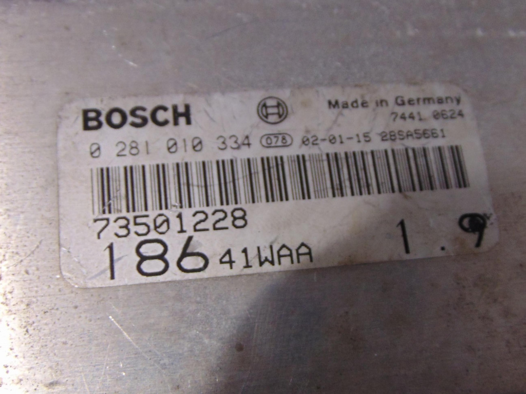 Calculator motor avand codul 73501228 / 
