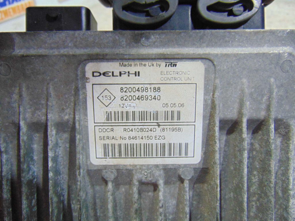 Calculator motor avand codul 8200498188 