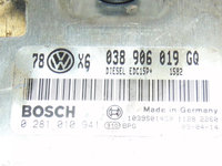 Calculator motor avand codul origoinal -038906019GQ- pentru VW Passat B5 2005.