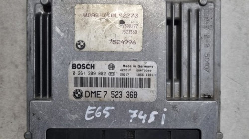 Calculator motor BMW E65 745i