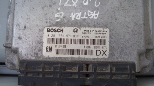 Calculator motor Bosch Opel Astra G-2,0dti co