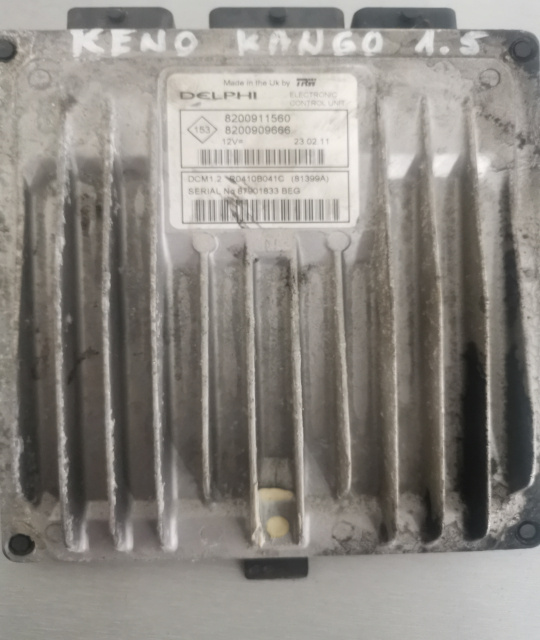 Calculator motor Calculator motor Delphi, cod 8200911560, 8200909666, Renault Kangoo 2 Express, 1.5 DCI, K9K802 (id:483230) 8200911560 Renault Kangoo