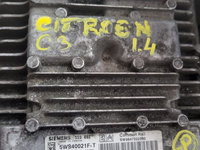 Calculator Motor Citroen C3 1 (FC) 2002 - Prezent 5WS40021F-T, SW9647202380, HW9643455080
