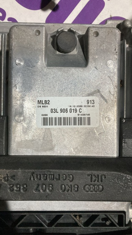Calculator motor, cod 03L906019C, Audi A4 (8K2, B8) 2.0 tdi, CAG