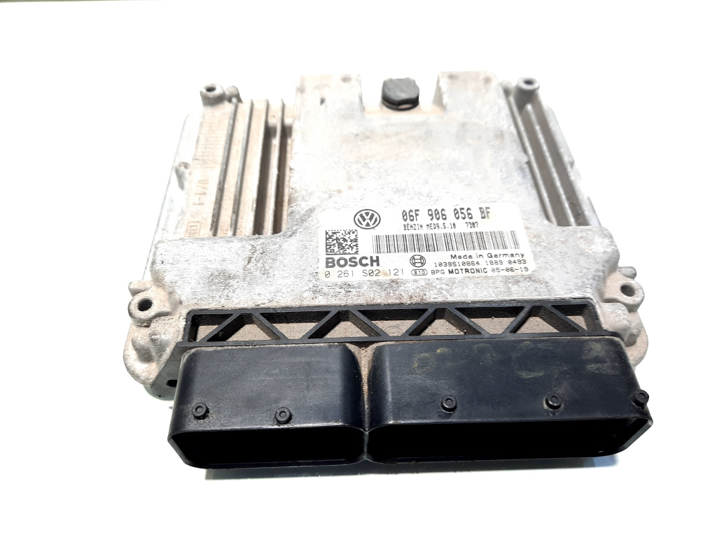 Calculator motor, cod 06F906056BF, 0261S02121, Vw Passat Variant (3C5) 2.0 FSI, BLR (idi:511157)