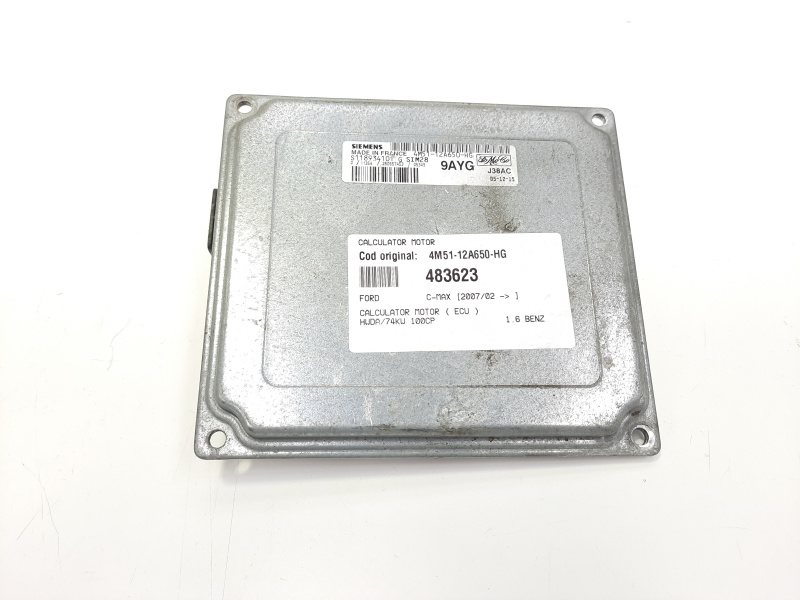 Calculator motor, cod 4M51-12A650-HG, Ford C-Max 1, 1.6 B, HWDA (idi:483623)