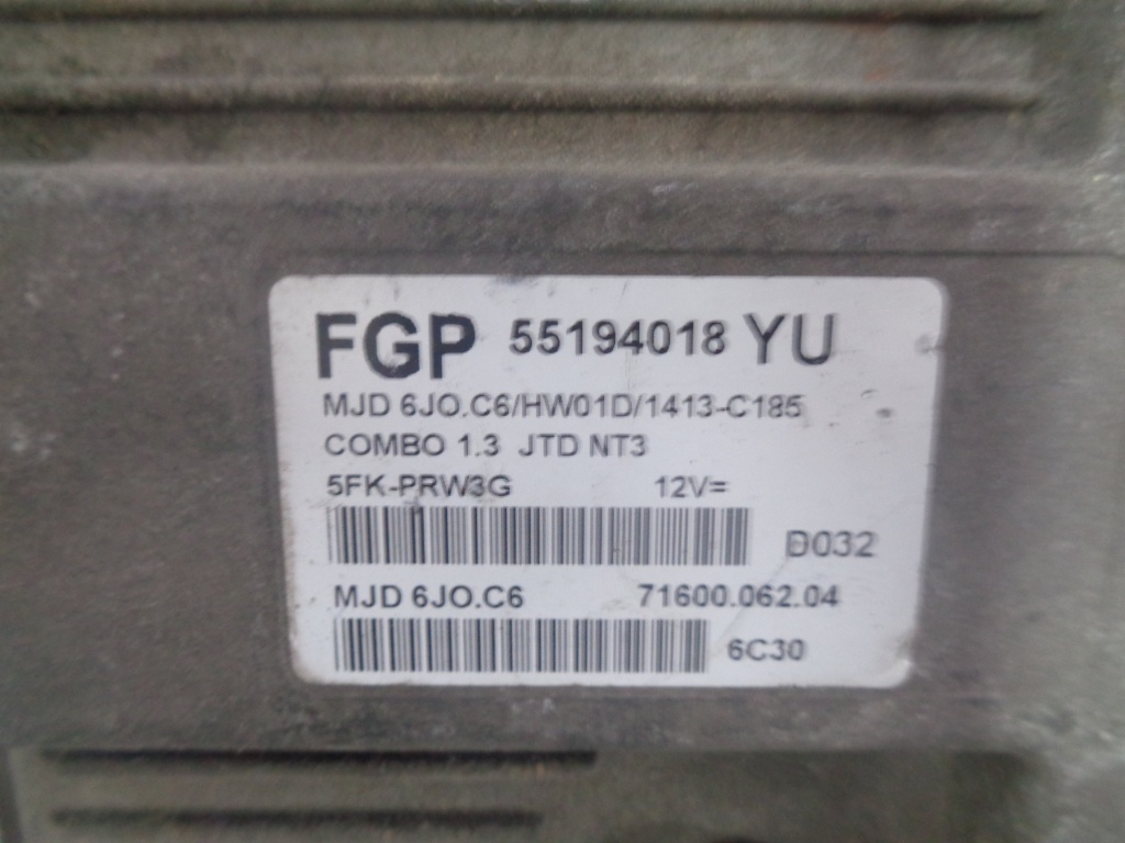 Calculator motor combo 1.3 cdti an 2006
