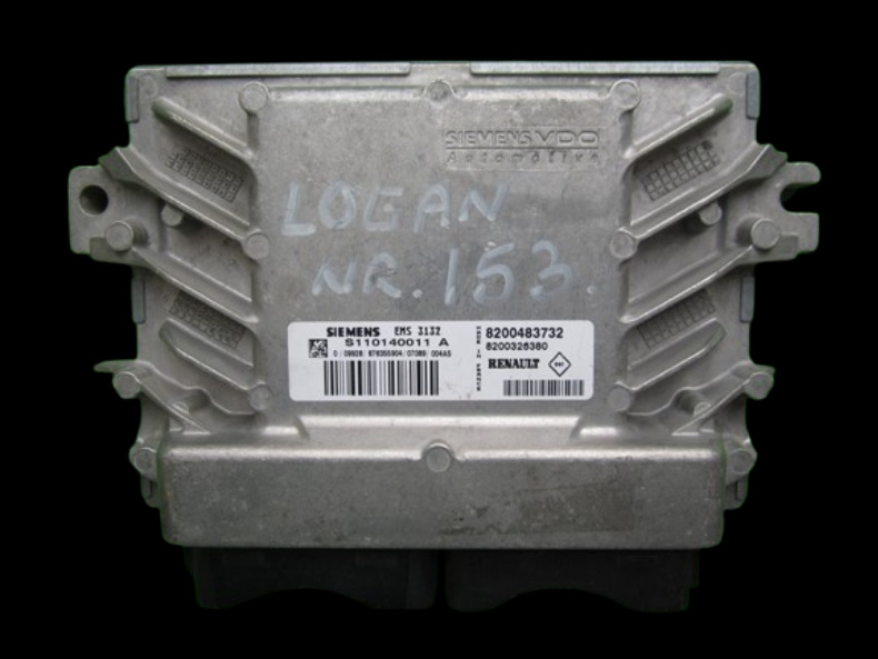 Calculator motor Dacia Logan 1.4MPI,cod 8200483732 / S110140011A Dacia Logan an 2007 cod piesa 8200483732