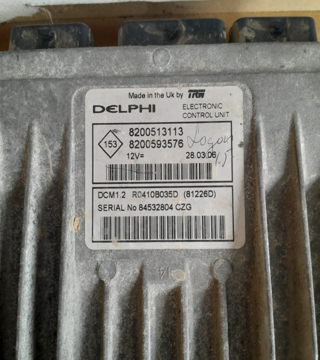 Calculator motor Delphi 1.5 DCI 82005131