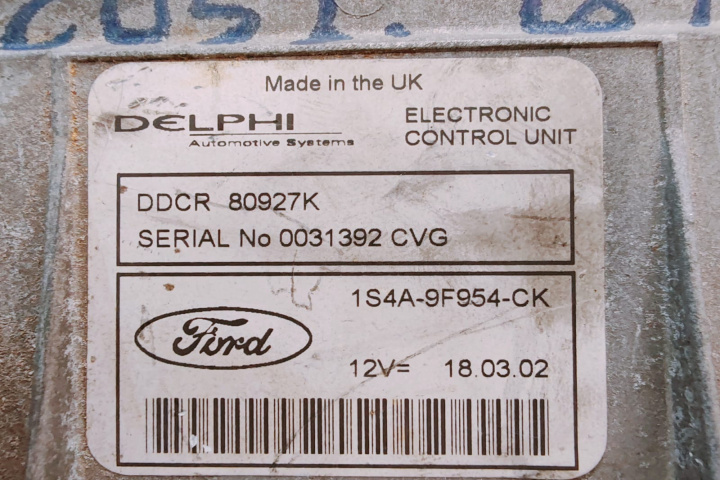 Calculator Motor Delphi ECU 1S4A9F954CK 
