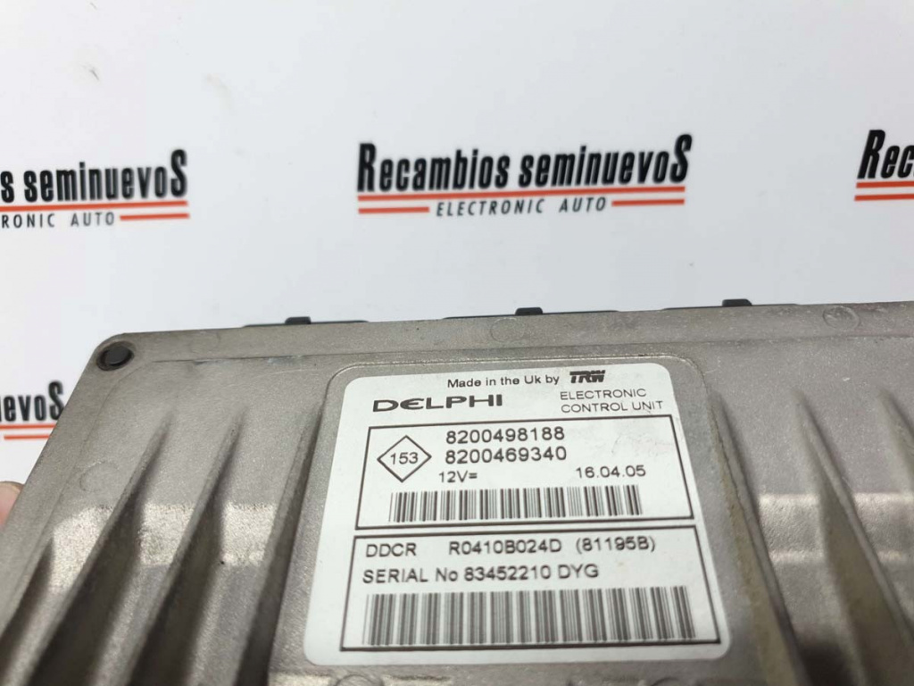 Calculator Motor DELPHI RENAULT SCENIC R0410B024D / 8200498188 / 8200469340R0410B024D / 8200498188 / 8200469340