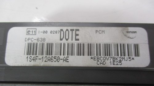 CALCULATOR MOTOR / ECU 1S4F-12A650-AE / F5SB-14A624-AA FORD FOCUS 1 1.8 TDDI 1998 - 2005 ⭐⭐⭐⭐⭐