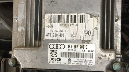 Calculator motor ECU A6, 2.7 diesel, automat 