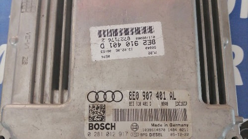 Calculator motor ECU Audi A4 B7 8E0907401 AL 
