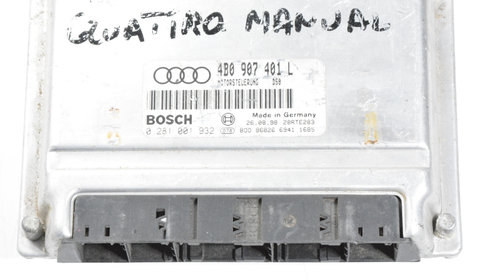 Calculator Motor / ECU Audi A6 (4B, C5) 1997 - 2005 Motorina 0281001932, 4B0907401L
