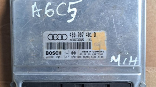 Calculator Motor/ ECU Audi A6 C5 2.5 TDI 1997