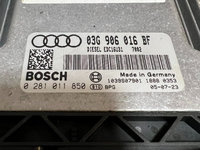 Calculator motor ECU Audi A6 C6,2.0 TDI cod : 03G 906 016 BF,03G906016BF