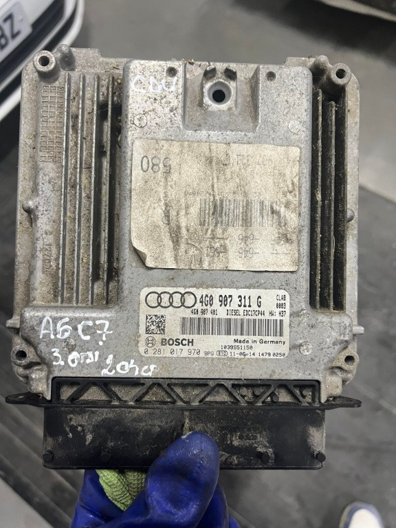 Calculator motor / ecu audi a6 c7 3.0 tdi 204cp cod 4G0907311G 4G0 907 311 G 0281017645 cod motor CLAB