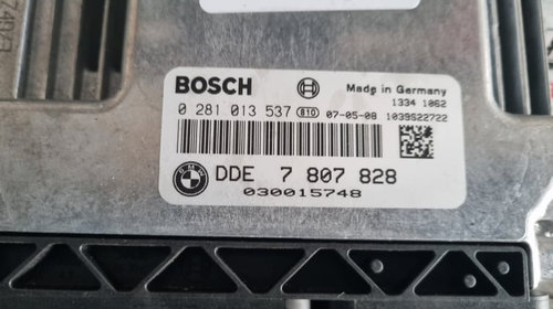 Calculator motor / ECU BMW Seria 1 E81 118d cod piesa : 7807828