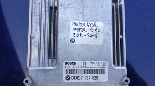 CALCULATOR MOTOR ECU BMW X5 E 53 3.0 D AN 2005