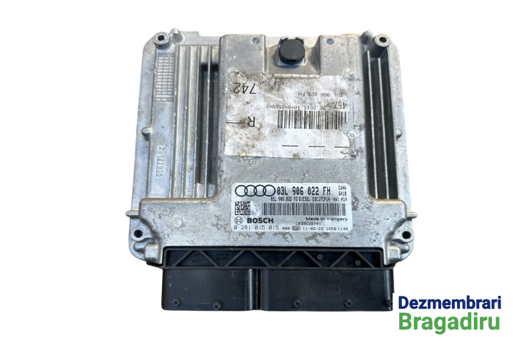 Calculator motor ECU Cod: 03L906022FH Audi A6 4F/C6 [facelift] [2008 - 2011] Avant wagon 5-usi 2.0 TDI multitronic (170 hp) S-Line, Cod motor CAHA, Cod cutie LDV, Cod culoare LZ7S