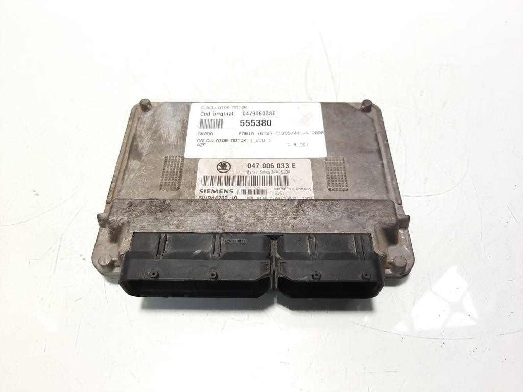 Calculator motor ECU, cod 047906033E, Skoda Fabia 