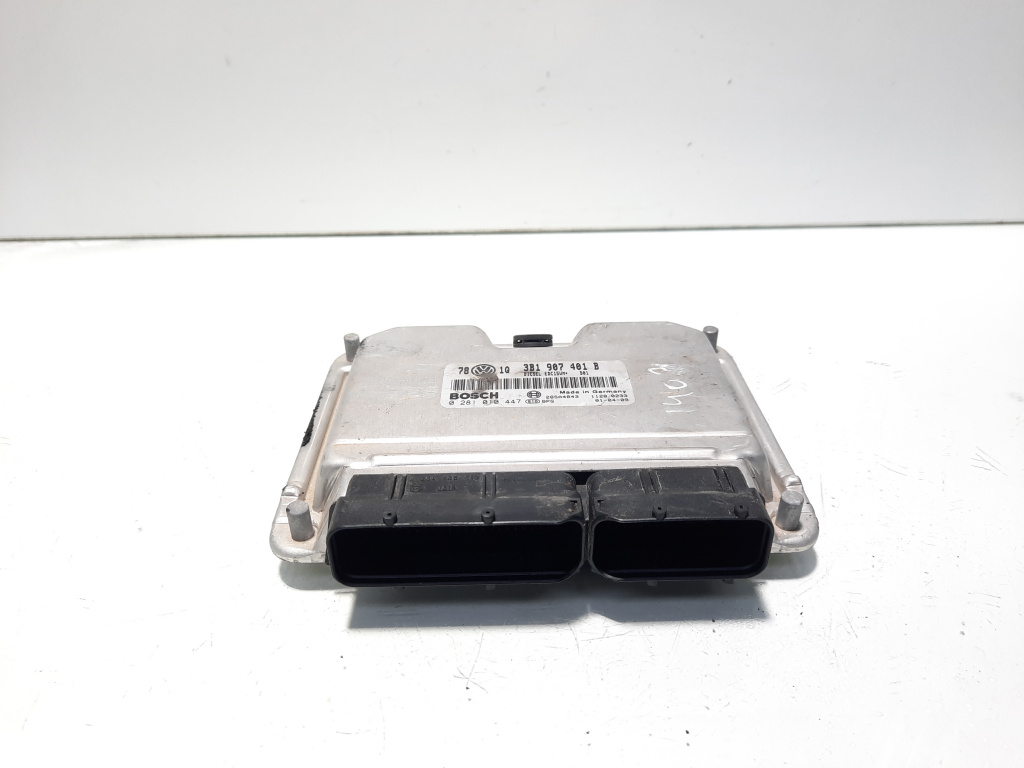Calculator motor ECU, cod 3B1907401B, 0281010447, Audi A4 (8D2, B5) 2.5 TDI, AKN (idi:593584)