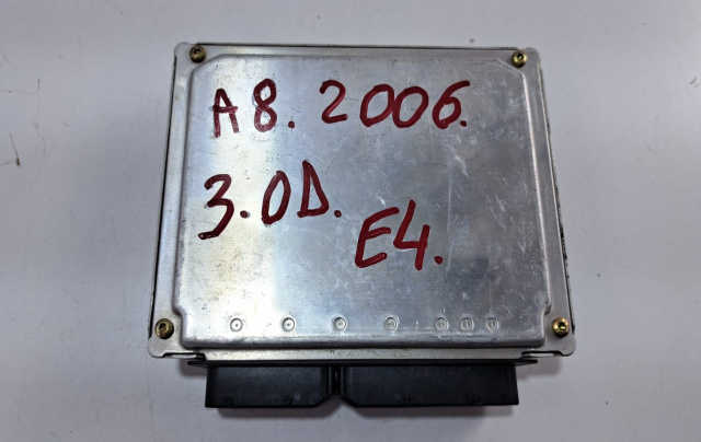 Calculator motor ECU Cod: 4E0907553F 4E0910553H Audi A8 D3/4E [facelift] [2005 - 2007] Sedan 4-usi 3.0 TDI tiptronic quattro (233 hp)