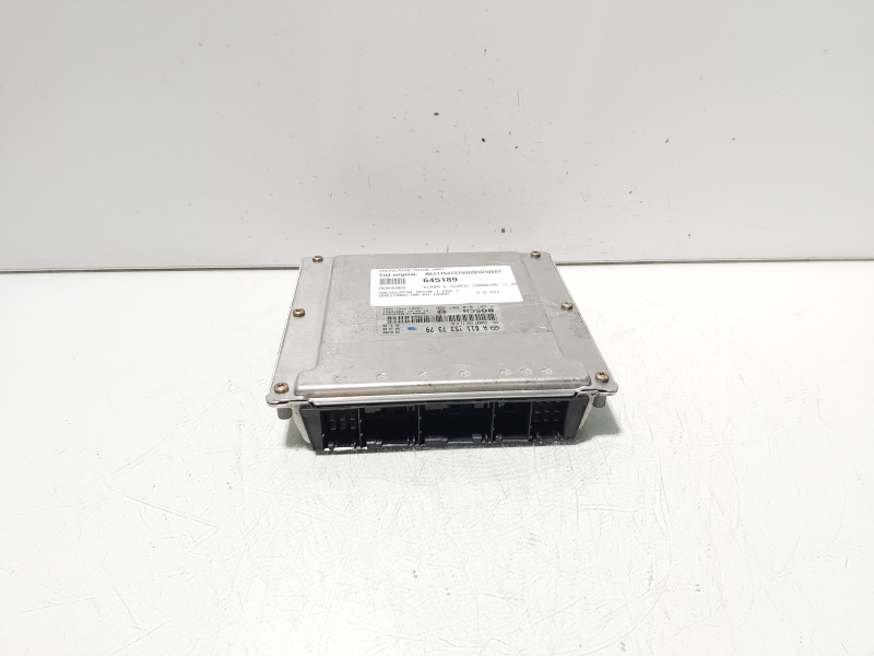 Calculator motor ECU, cod A6111537379, 0281010607, Mercedes Clasa C (W203), 2.2 CDI, OM611962 (id:645189)