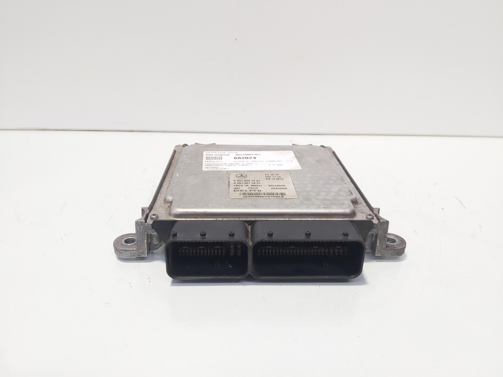 Calculator motor ECU Delphi, cod A6519007401, Mercedes Clasa E T-Model (S212), 2.2 CDI, OM651924 (idi:682024)