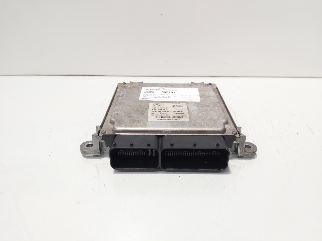 Calculator motor ECU Delphi, cod A6519007401, Mercedes Clasa E (W212) 2.2 CDI, OM651924 (id:685257)