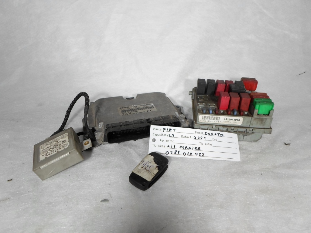 Calculator Motor Ecu Fiat Ducato 2.3 JTD 2004 COD OE : 0281010488; EDC15C7