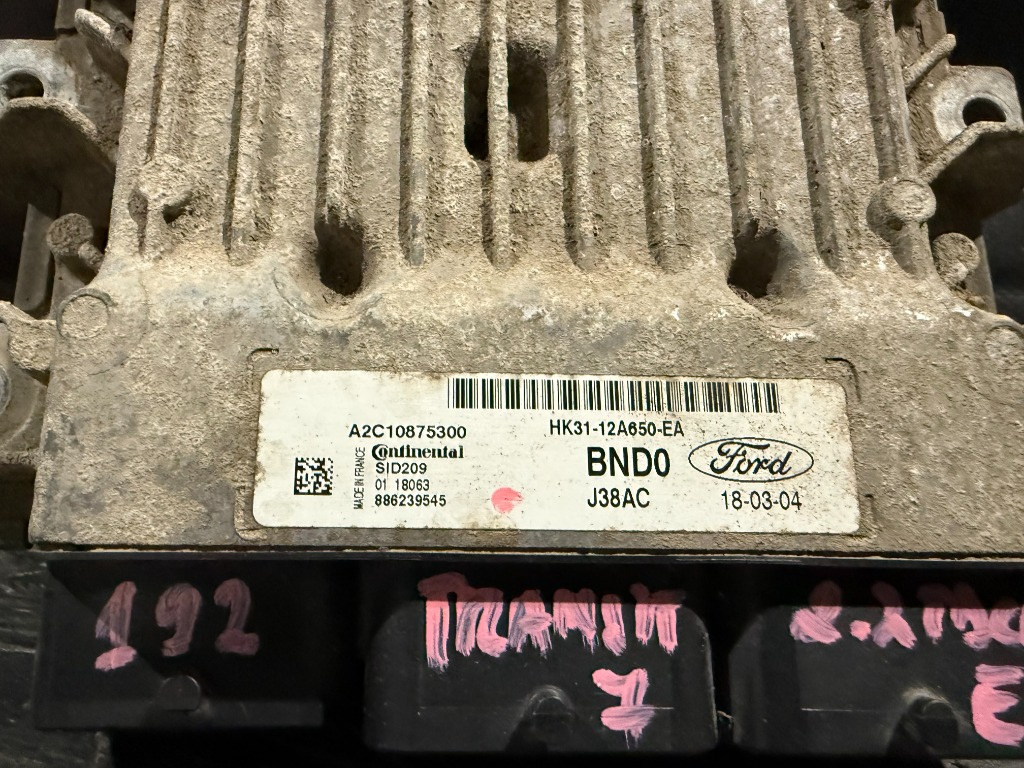 Calculator Motor ECU Ford Transit 2.2 TDCi Continental SID209 - Cod HK31-12A650-EA - imagine 2